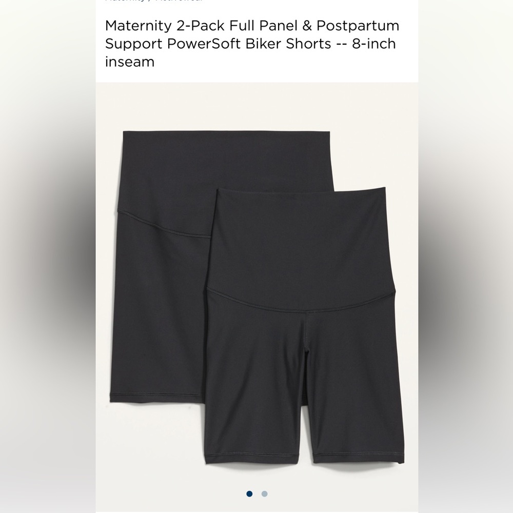 Old Navy Maternity Powersoft Biker Shorts